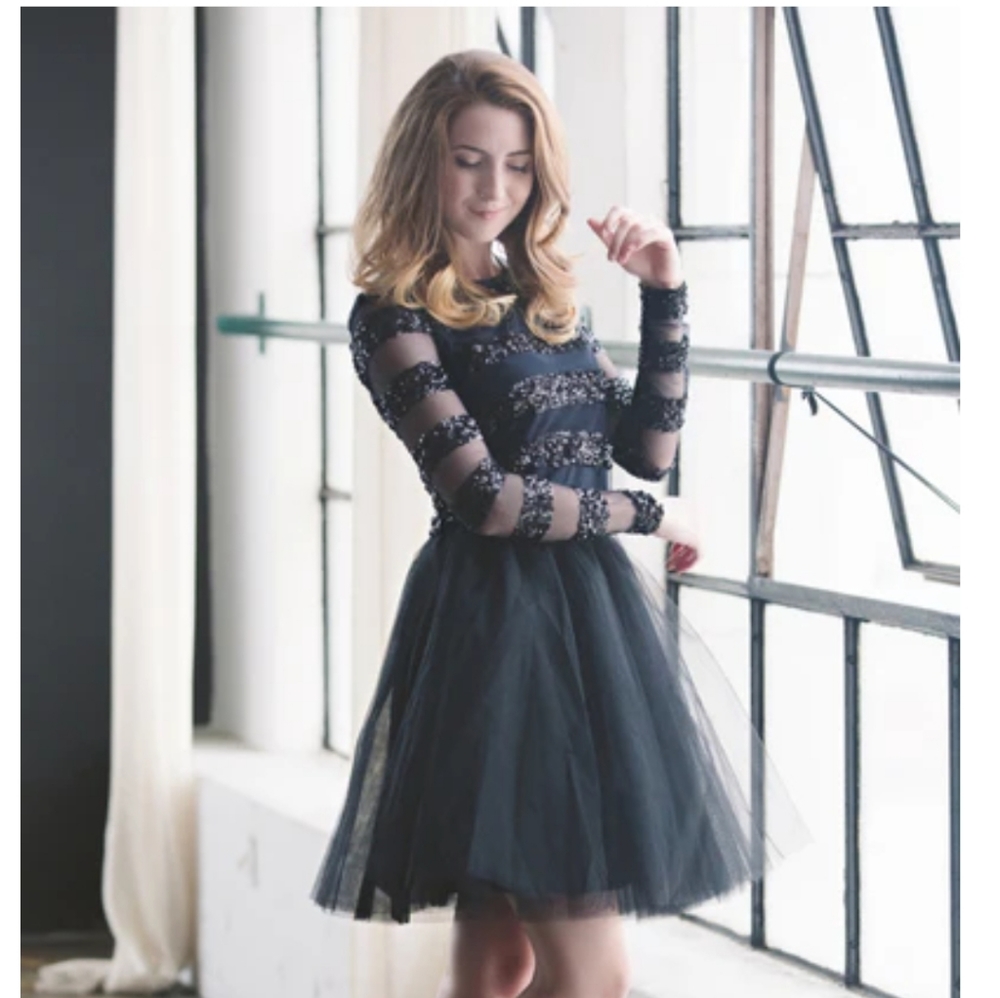 Black 22" Tulle Skirt